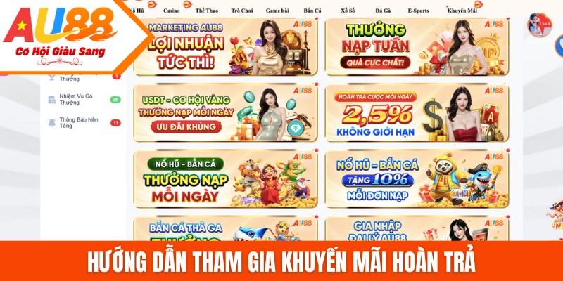 Hướng dẫn tham gia khuyến mãi hoàn trả